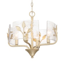 Golden Canada 4503-4P WG-HWG - Wry Lighting Bloem 4-light Pendant in White Gold